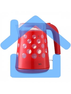 Чайник электрический BQ KT1713P Red. Мощность:2200 Вт, Объем 1,7л, LED подсветка
