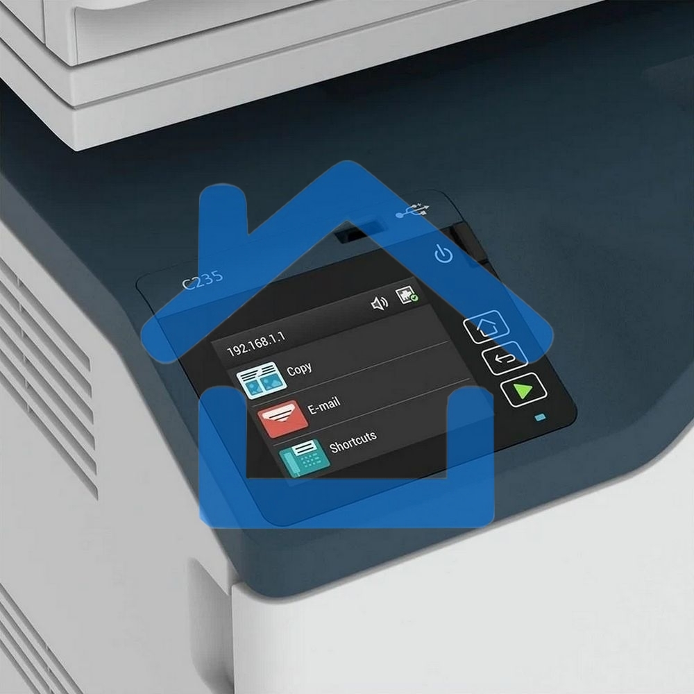 МФУ лазерное Xerox С235V_DNI, A4, цветной, печ. до 22 стр/мин., скан. до 20 стр/мин., 600x600dpi, Ethernet, Wi-Fi, USB