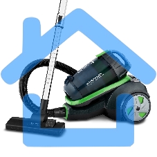 Пылесос Vitek VT-8130 черный/зеленый, 450/2200 Вт, уборка сухая, пылесборник контейнер, 3,5 л