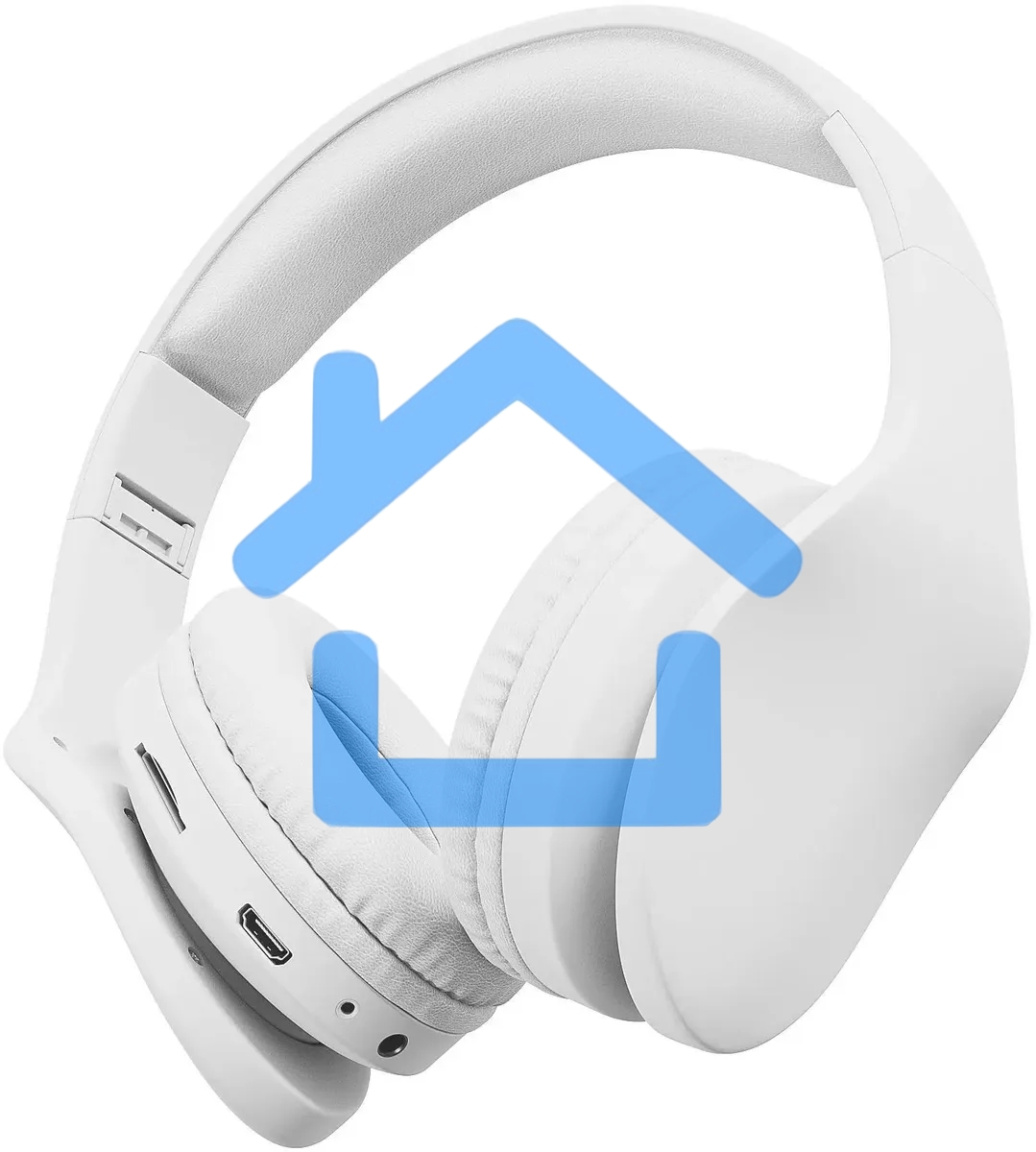 Гарнитура накладные Digma BT-17 белый/белый беспроводные bluetooth оголовье