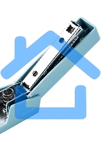 Степлер Deli NS084-BL Nusign 24/6 26/6 (20 листов) синий, 100 скоб, коробка