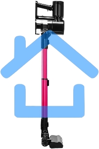 Пылесос Kitfort КТ-5291 300Вт черный/розовый