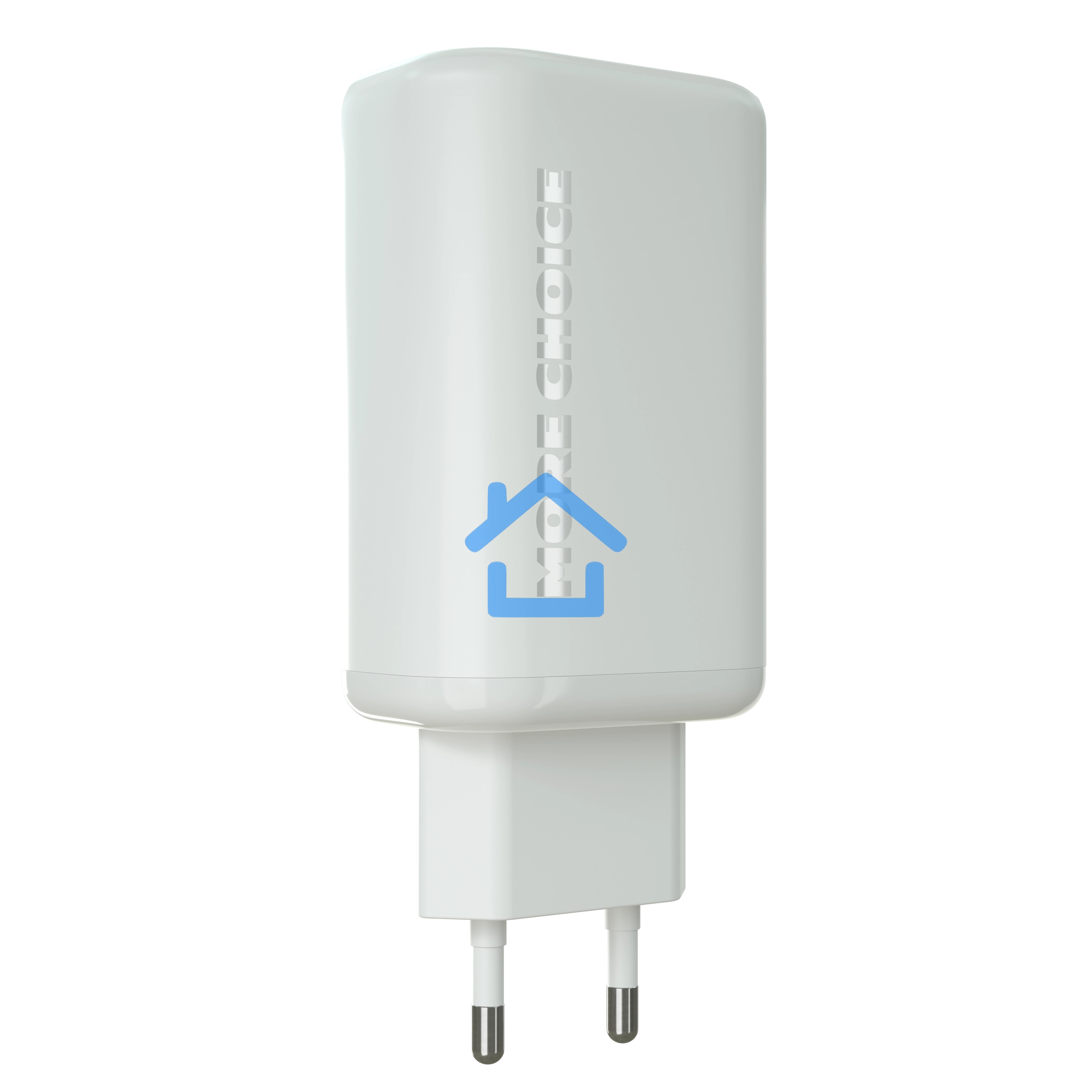 Зарядное устройство MORE CHOICE (4610196409639) NC79 1USB+2Type-C 3.0A PD 65W быстрая зарядка белый