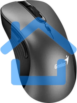 Мышь беспроводная Genius Ergo 8100S серый, 1600 dpi, радиоканал, USB, кнопки - 6