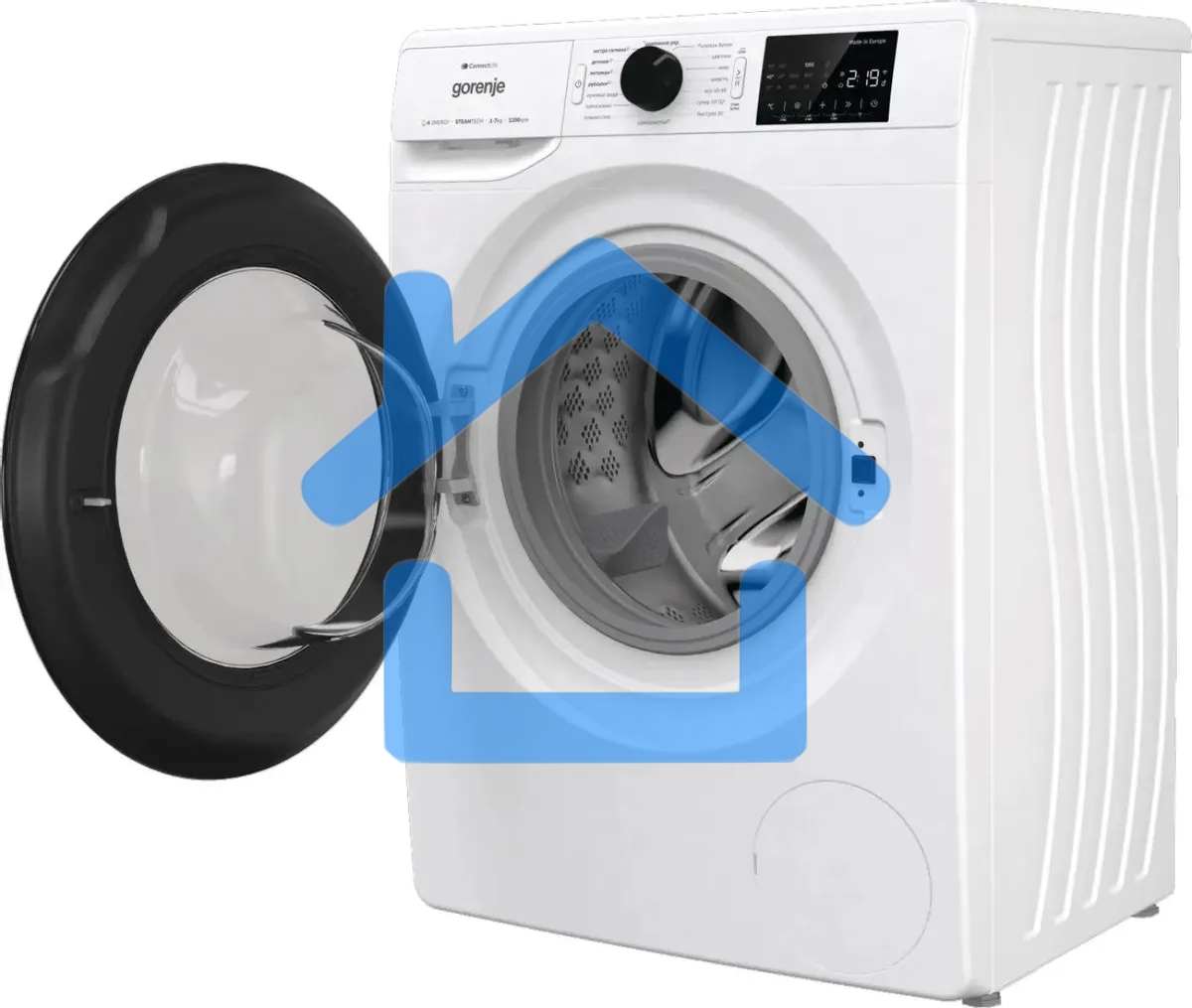 Стиральная машина Gorenje WPNEI72SA1SWIFI/C белый загр. фронтальная макс.: 7 кг 1200об/мин класс: А+++