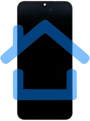 Дисплей для Samsung Galaxy A24 SM-A245F в сборе с тачскрином и рамкой, черный