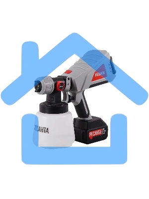 Краскопульт аккумуляторный Ресанта АКП-20Li (в комплекте 1 АКБ и ЗУ) 75/17/3