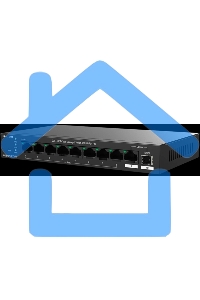 Коммутатор управляемый IP-COM G2210P-8-120W PoE, 10 портов, 9x1 Gbит/с, SFP 1x1 Gbит/с, PoE 8x30Вт (до 110 Вт)