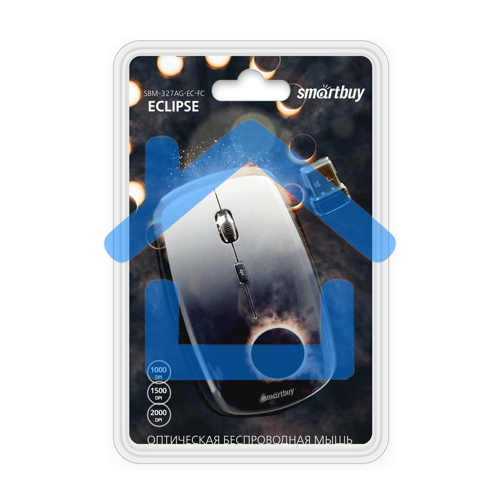 Мышь беспроводная Smartbuy (SBM-327AG-EC-FC) 327AG ECLIPSE