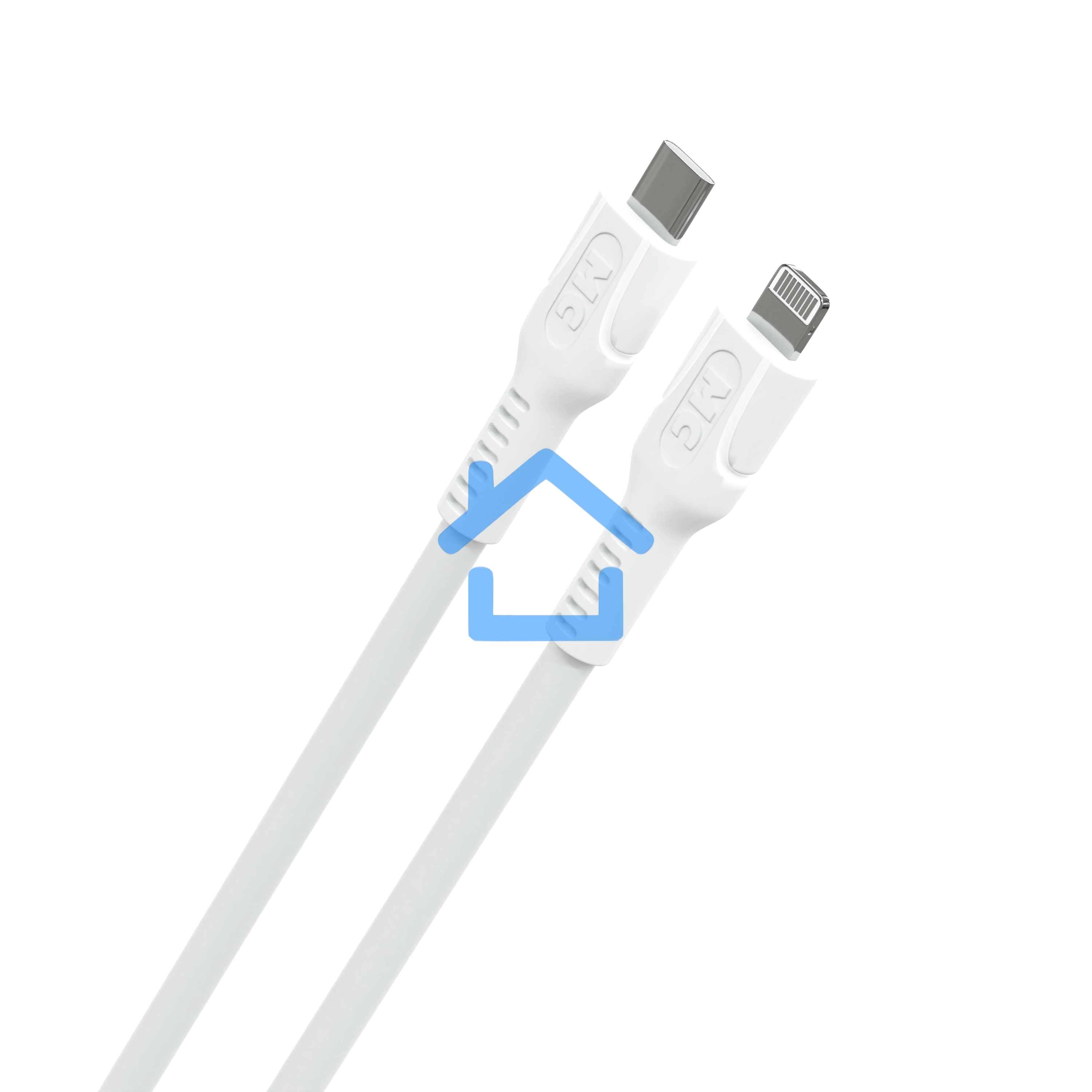 Кабель MORE CHOICE (4620202553713) K65ia 2м USB 3.0A PD 27W для Lightning ng 8-pin - 2 м, белый