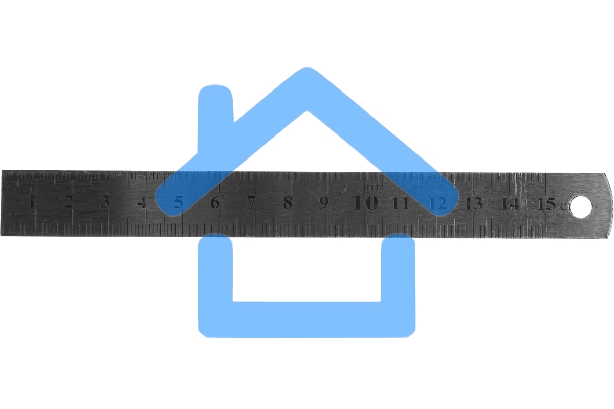 Линейка измерительная, 150 мм, металлическая Sparta