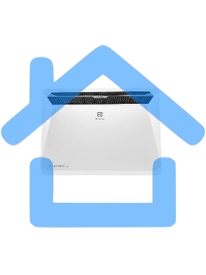 Комплект Electrolux Rapid Transformer с блоком управления и шасси ECH/R-1500 T-TUI4 белый, 1500 Вт, 20 м2, термостат, дисплей