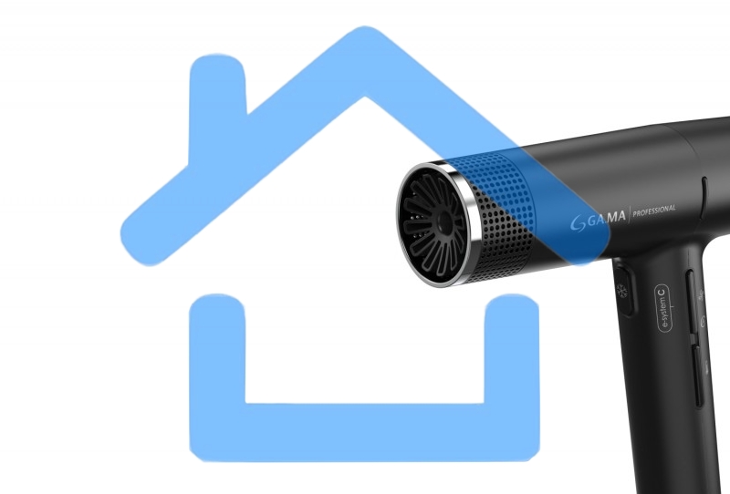 Фен IQ1 PERFETTO черный GA.MA