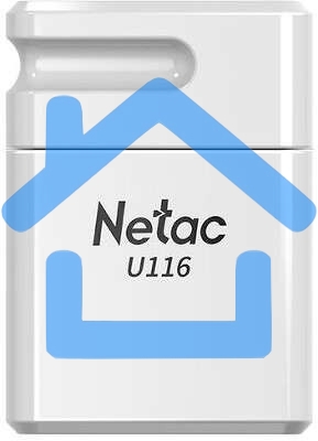 Флешка USB Netac U116 mini NT03U116N-032G-32WH USB 3.2 32 Gb, up to 130Mb/s белый