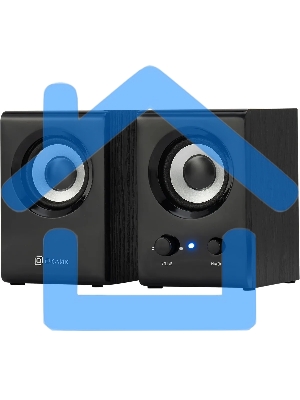 Акустическая система Oklick OK-160 2.0 черный 6Вт