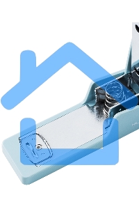 Степлер Deli NS084-BL Nusign 24/6 26/6 (20 листов) синий, 100 скоб, коробка