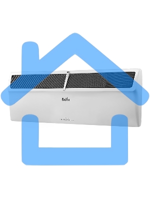 Комплект Ballu Plinth Transformer BEC/PL-1000-4E с блоком управления, белый, 1000 Вт, 15 м2, дисплей, термостат