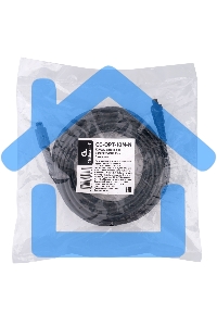 Кабель оптический Cablexpert CC-OPT-10M-N, Toslink 2xODT M/M, 10м, черный, пакет