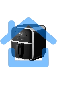 Аэрогриль Galaxy Line GL 2528, черный, электронное управление, с функцией сушки овощей и фруктов, 2000 Вт