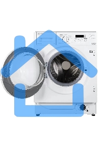 Встраиваемая стиральная машина HOMSair WMB1486WH белый, загрузка фронтальная 8 кг, 6 кг - сушка, 1400 об/мин, класс: A