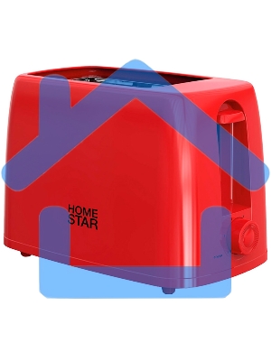 Тостер HOMESTAR HS-1015, красный (106192)