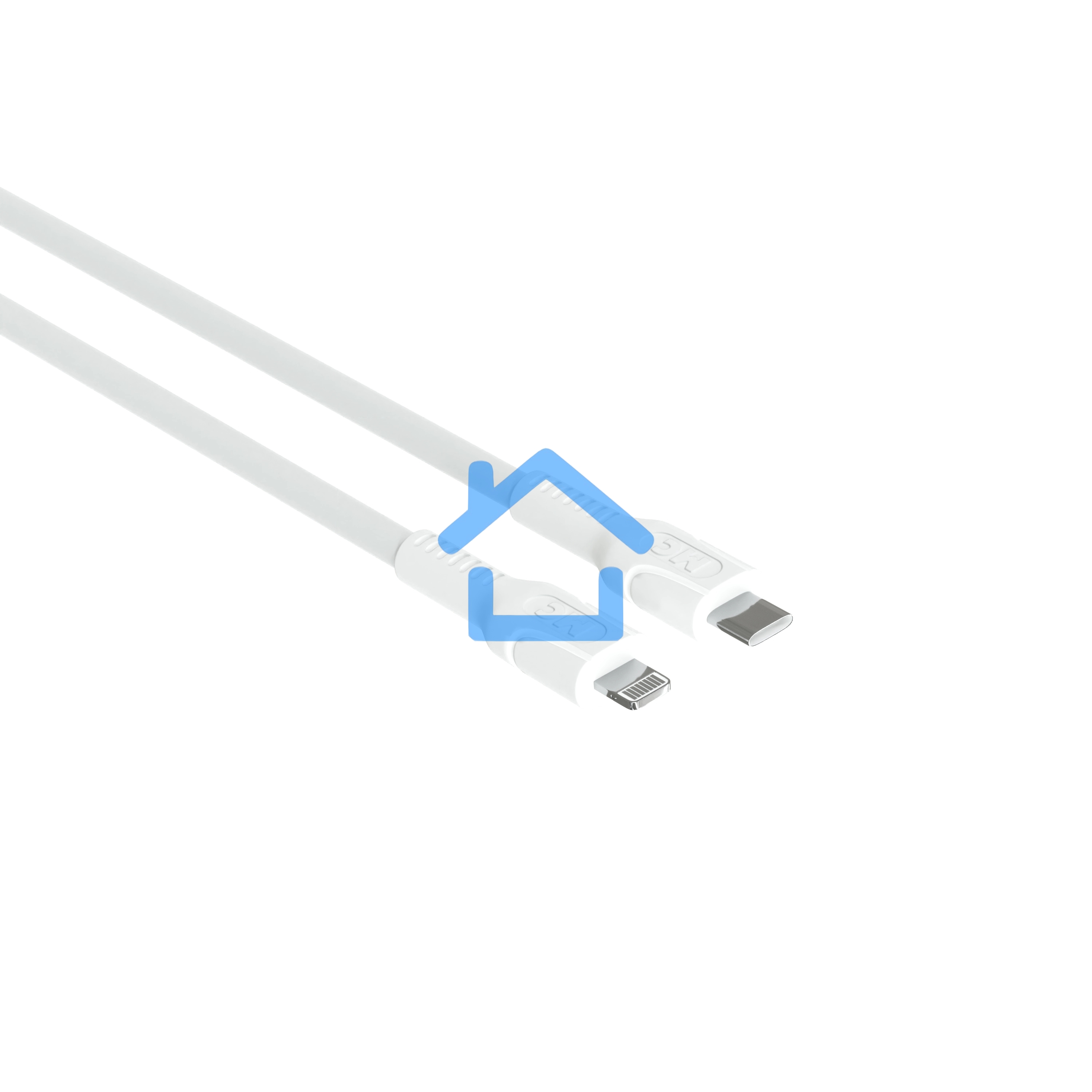 Кабель MORE CHOICE (4620202553713) K65ia 2м USB 3.0A PD 27W для Lightning ng 8-pin - 2 м, белый