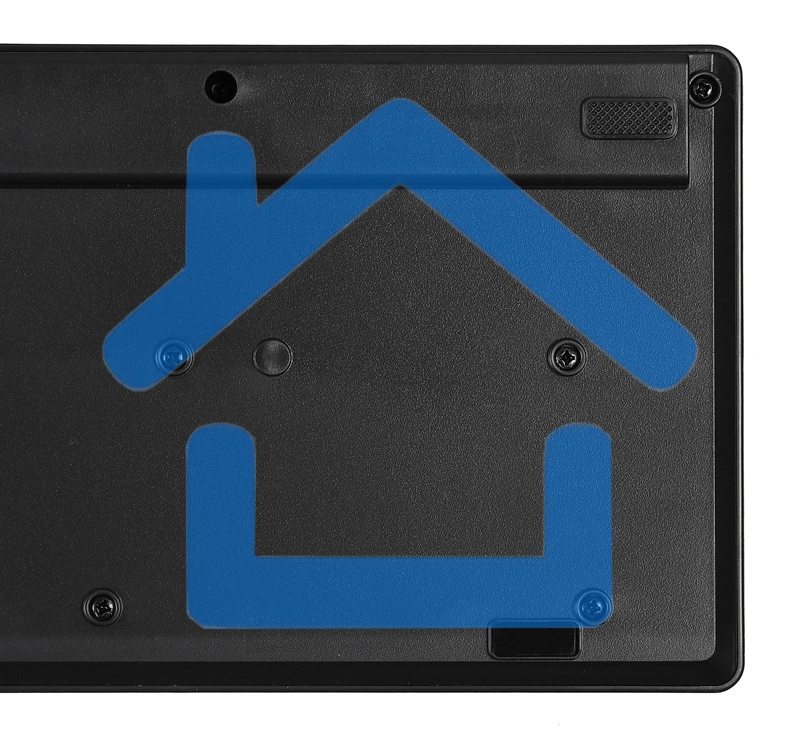 Клавиатура + мышь Oklick 240M черный USB Беспроводная 2.4Ghz