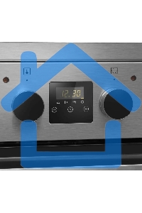 Плита электрическая Maunfeld MEC55CS08D серебристый, конфорок 4 шт, духовка 60 л, 50 см x 85 см x 60 см