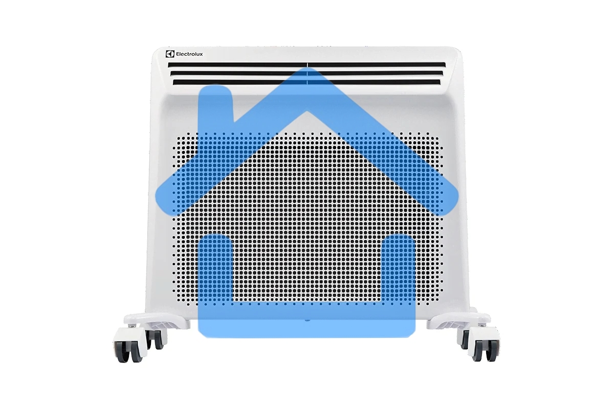 Конвективно-инфракрасный обогреватель Electrolux Air Heat 2 EIH/AG21000E белый, 1000 Вт, 15 м2, термостат, дисплей