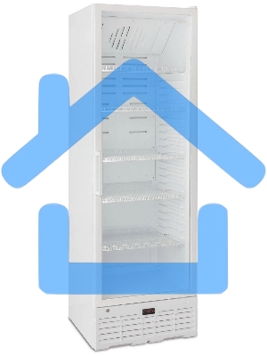 Холодильная витрина Бирюса Б-521RDN белый однокамерный 545л, капельная система