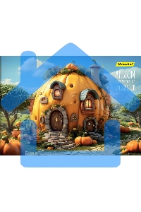 Альбом для рисования Silwerhof 20л. A4 Сказочный мир 4 дизайна, картон скрепка