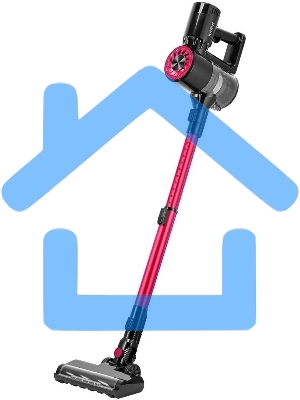 Пылесос Kitfort КТ-5291 300Вт черный/розовый