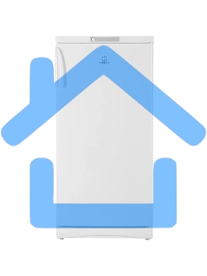 Холодильник Indesit ITD 125 W белый однокамерный 182/28л морозилка сверху, капельная система