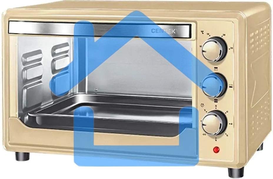 Мини-печь Centek CT-1537-30 бежевый, 30 л, 1600т, +противень 23 см, 4 режима