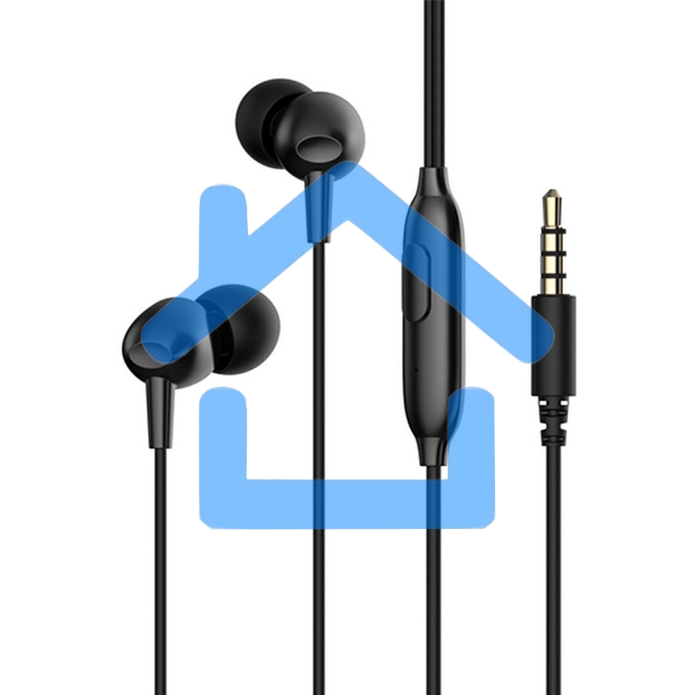 Наушники проводные Havit Wired earphone черный