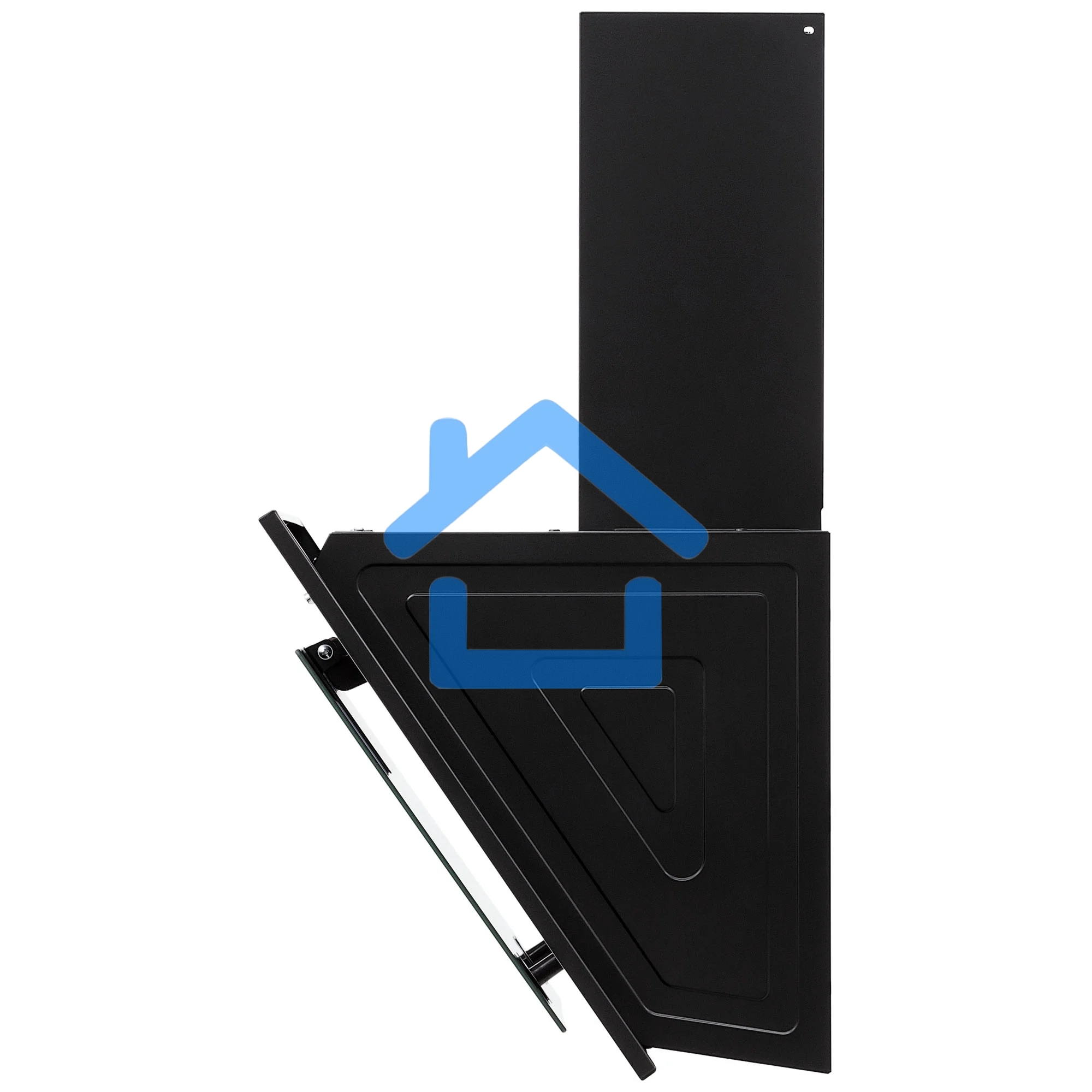 Вытяжка наклонная KRONA Vierkant 600 Black PB черный, 60 см, 890 куб. м/ч, 68 дБ