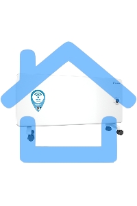 Конвектор Thermex Frame 2000E белый, 2000 Вт, 25 м2, термостат, дисплей, WiFi