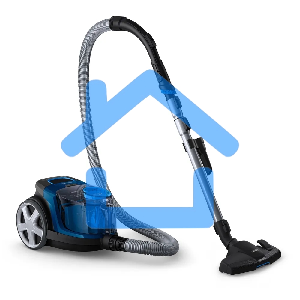 Пылесос Philips FC9352/01 синий, 370/1900 Вт, уборка сухая, пылесборник контейнер, 1.5 л