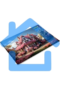 Альбом для рисования Silwerhof 20л. A4 Сказочный мир 4 дизайна, картон скрепка