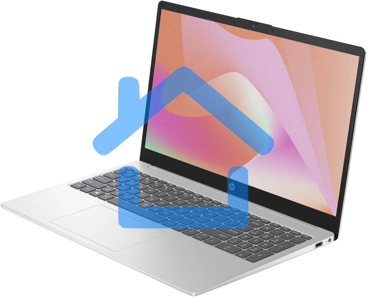 Ноутбук HP 15-fc0024ny Ryzen 7 7730U 16Gb SSD 512Gb AMD Radeon 610M 15.6
