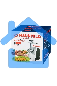 Мясорубка электрическая Maunfeld MMG.2000BRSV черный, 2000 Вт