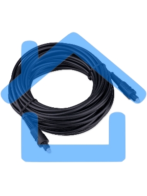 Кабель оптический Cablexpert CC-OPT-10M-N, Toslink 2xODT M/M, 10м, черный, пакет