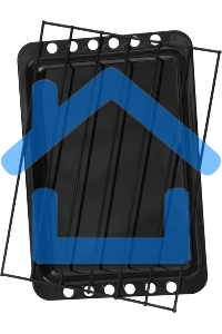 Плита газовая Flama CG 3202 W/B белый, конфорок 2 шт, духовка 30 л, 50 см x 85 см x 38 см