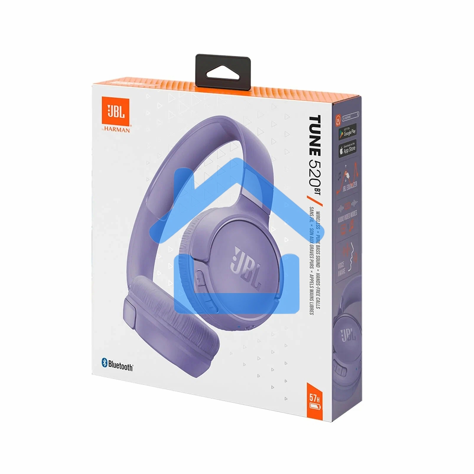 Гарнитура накладные JBL Tune 520BT фиолетовый беспроводные bluetooth оголовье