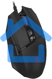 Мышь проводная A4Tech Bloody W65 Max Mini черный, 12000 dpi, USB, кнопки - 9