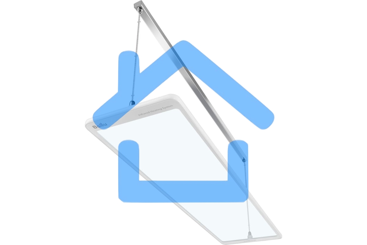 Обогреватель инфракрасный Ballu BIH-GSW-0.5 белый, 500 Вт, 10 м2