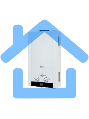 Водонагреватель газовый Edisson HEAT H 20 D 10 л/мин с электророзжигом