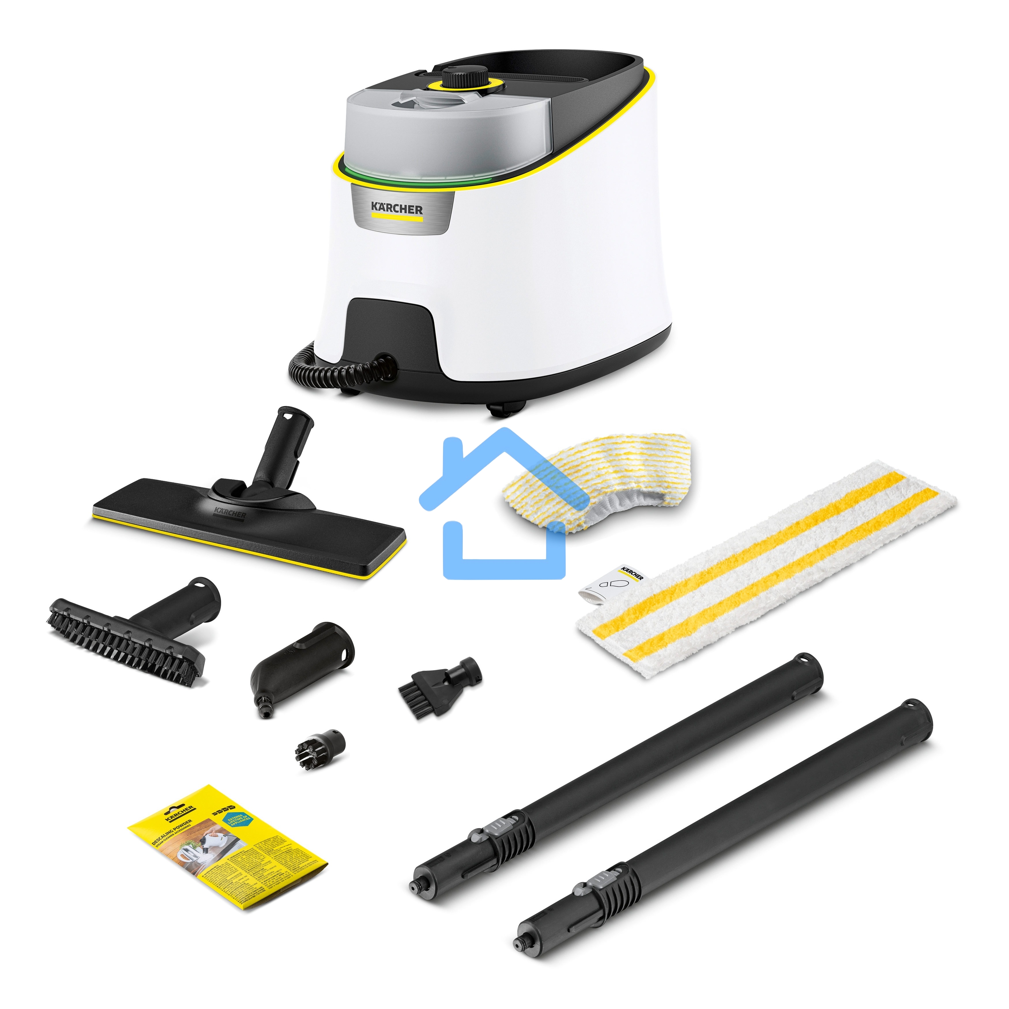 Пароочиститель напольный Karcher EasyFix SC 4 Deluxe 2200Вт белый