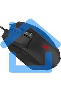 Мышь проводная A4Tech Bloody W65 Max Mini черный, 12000 dpi, USB, кнопки - 9