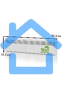 Конвектор ENSTO FinnHeat MINI EPHBMM05PR белый, 500 Вт, 8 м2, механический термостат